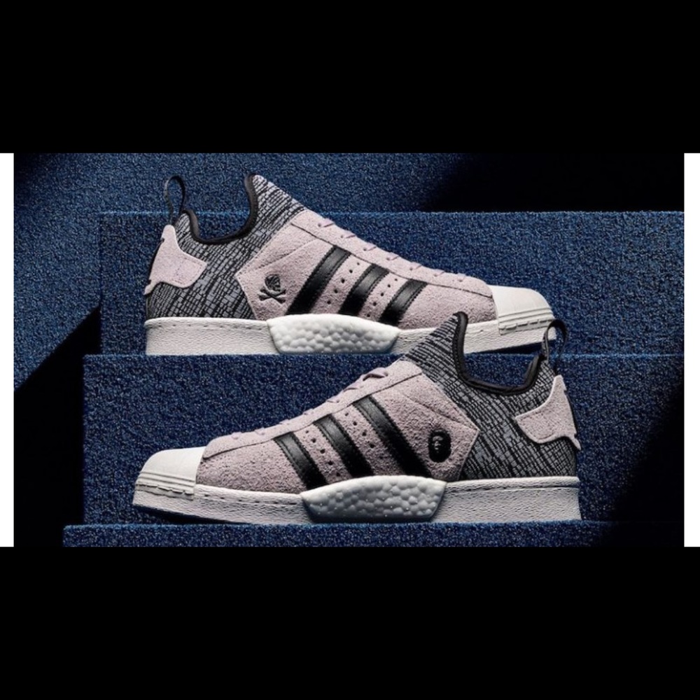 Adidas Superstar Neighborhood Bape X RARE!
